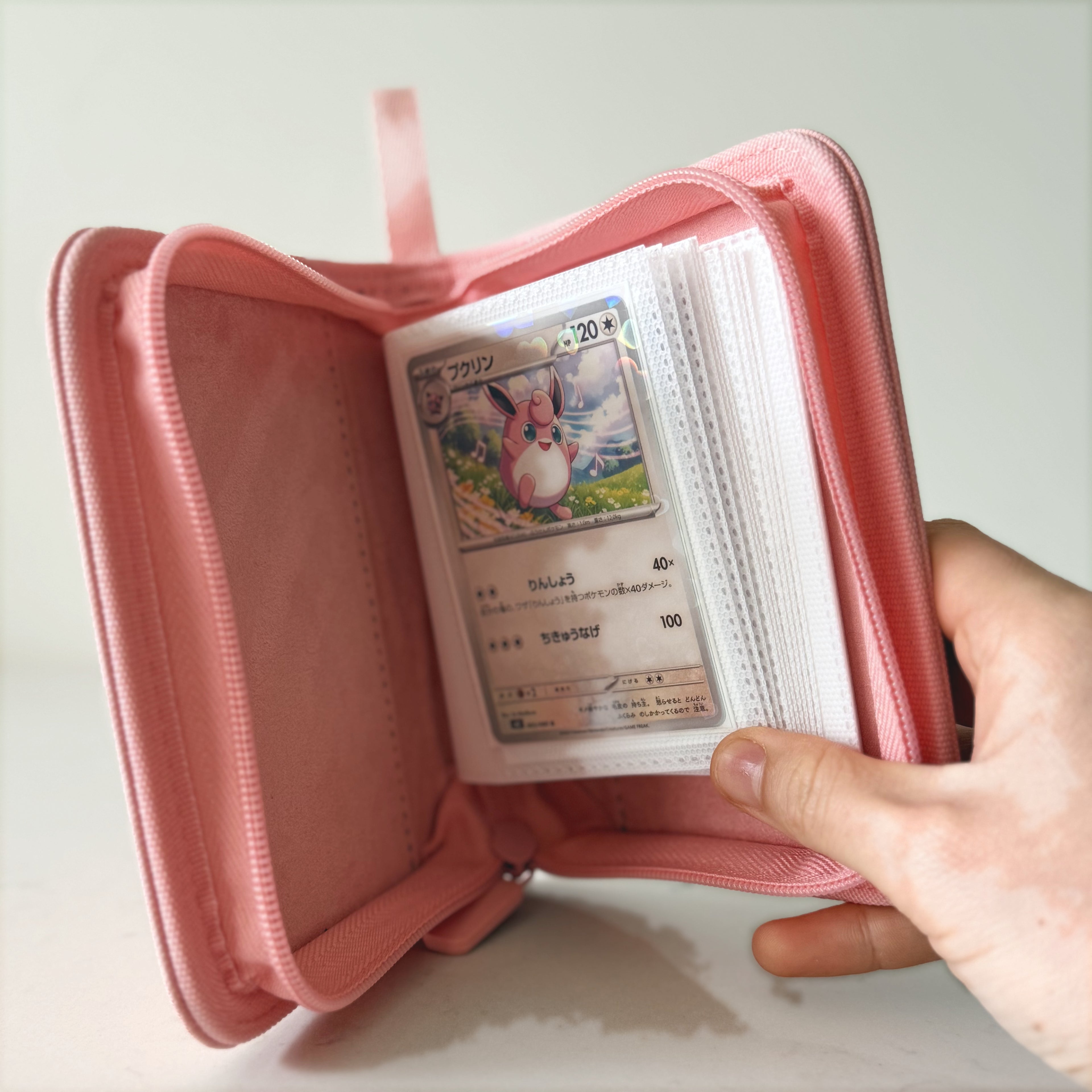 1-Pocket Card Binder for TCG, White Pages – Holdiva