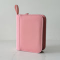 Holdiva 1-pocket pink card binder for TCG cards with white inner pages