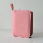 Holdiva 1-pocket pink card binder for TCG cards with white inner pages