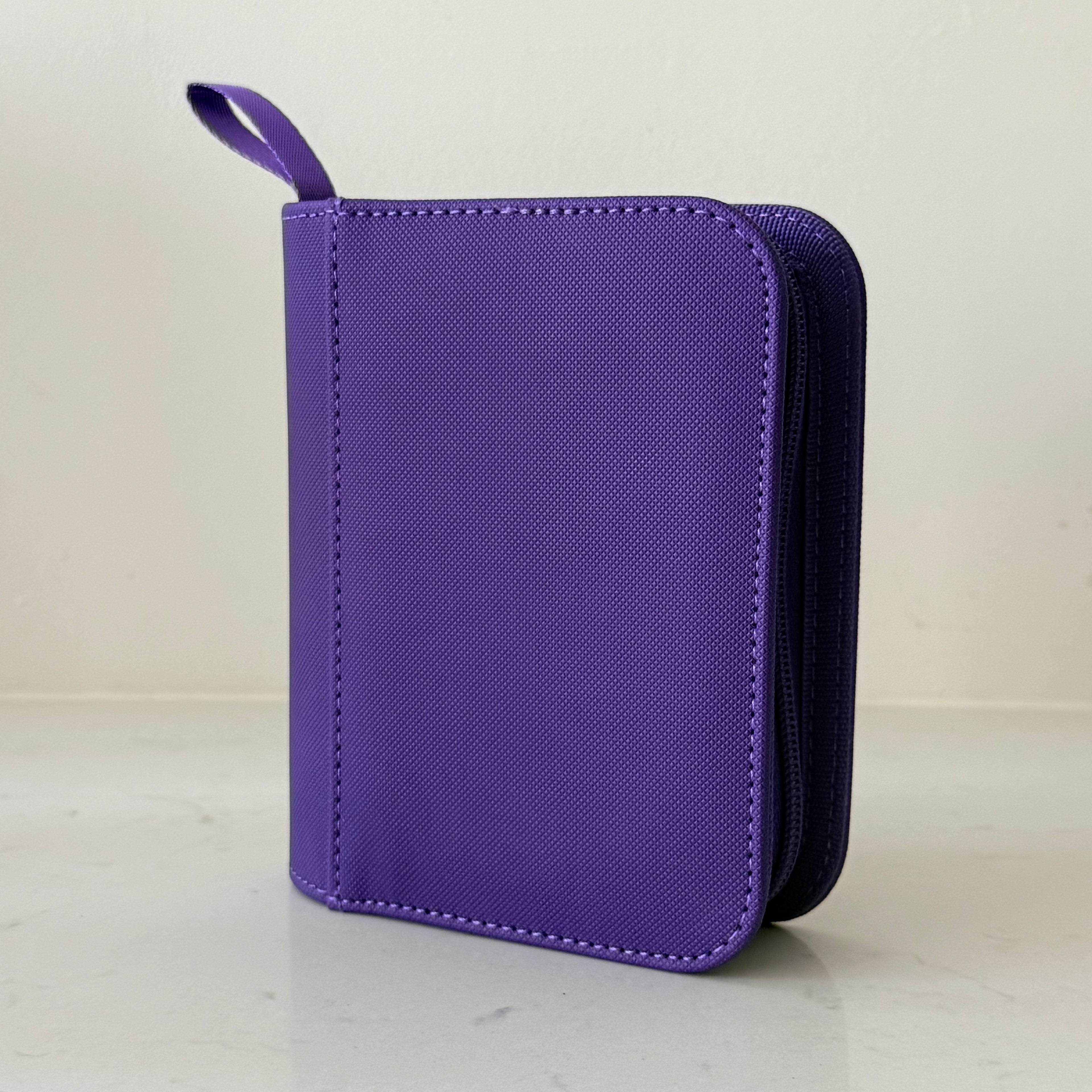 Holdiva purple 1 pocket binder for tcg and kpop photocard
